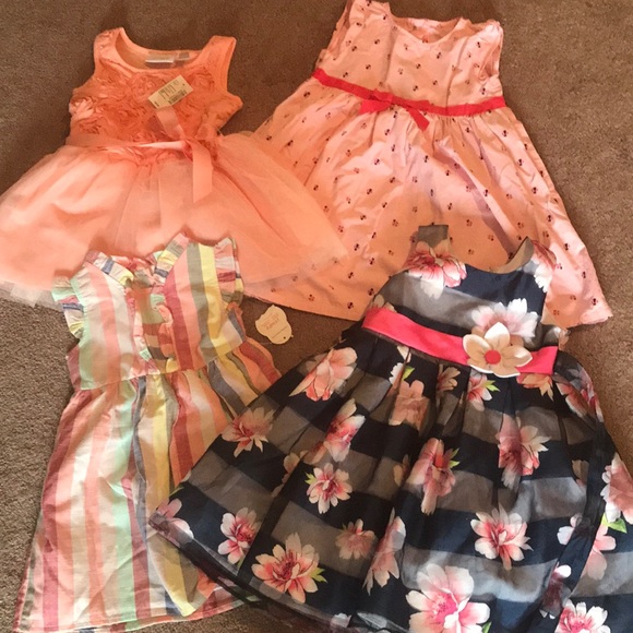 4 Fancy dresses 2/3T. Perfect for Easter. - Picture 1 of 7